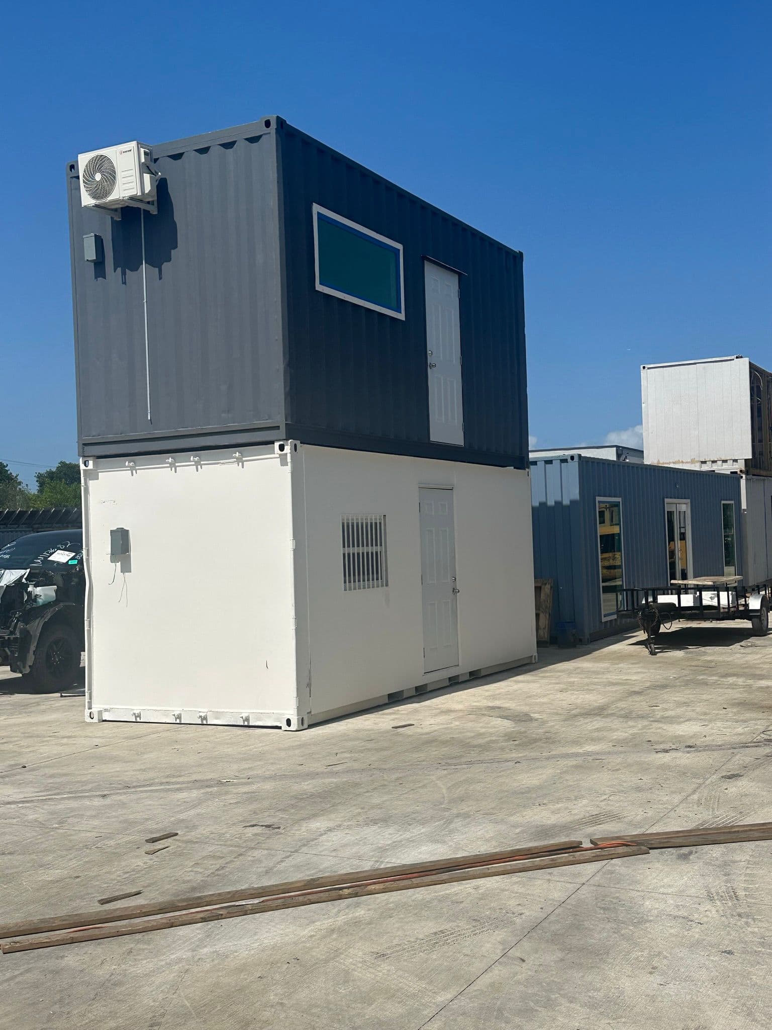 Two-story container office